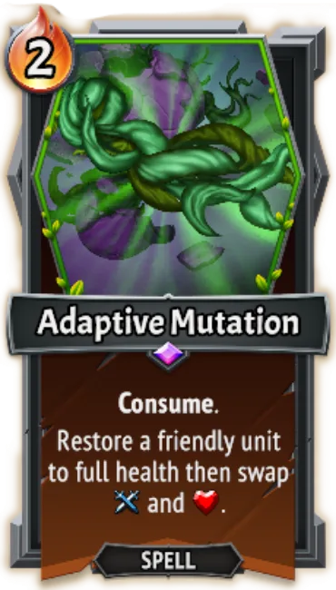 Adaptive Mutation — the card as it appears in Monster Train 2