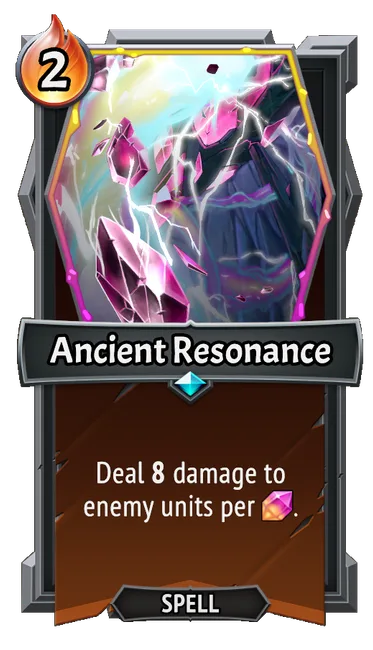 Ancient Resonance — the card as it appears in Monster Train 2