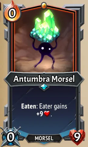 Antumbra Morsel — the card as it appears in Monster Train 2