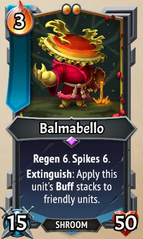 Balmabello — the card as it appears in Monster Train 2