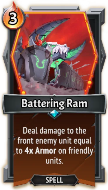 Battering Ram — the card as it appears in Monster Train 2