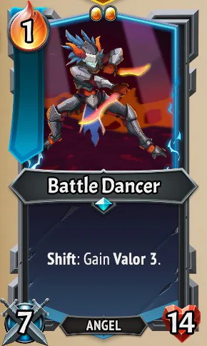 Battle Dancer — the card as it appears in Monster Train 2