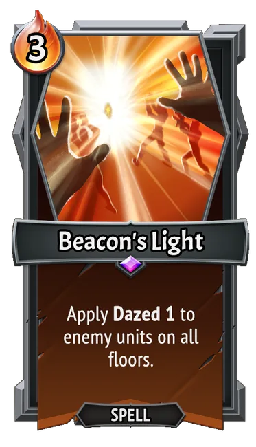 Beacon's Light — the card as it appears in Monster Train 2