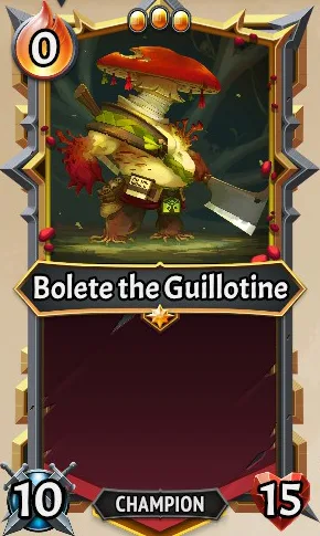 Bolete the Guillotine card