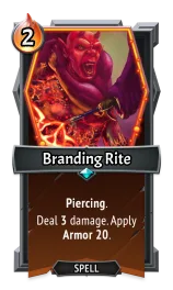 Branding Rite — the card as it appears in Monster Train 2
