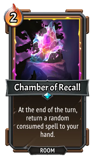 Chamber of Recall — the card as it appears in Monster Train 2