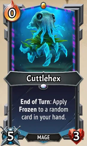 Cuttlehex — the card as it appears in Monster Train 2