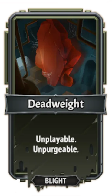 Deadweight — the card as it appears in Monster Train 2