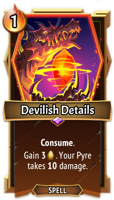 Devilish Details — the card as it appears in Monster Train 2