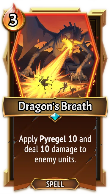 Dragon's Breath — the card as it appears in Monster Train 2
