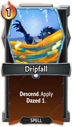 Dripfall — the card as it appears in Monster Train 2