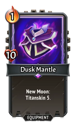 Dusk Mantle — the card as it appears in Monster Train 2