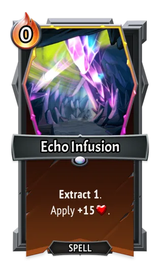 Echo Infusion — the card as it appears in Monster Train 2