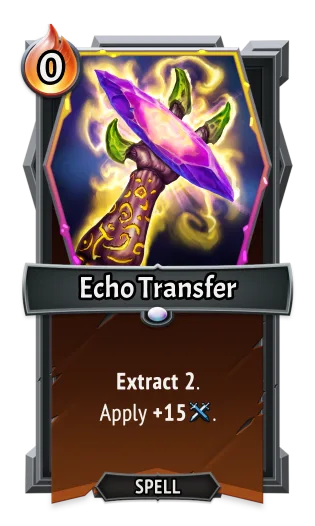 Echo Transfer — the card as it appears in Monster Train 2