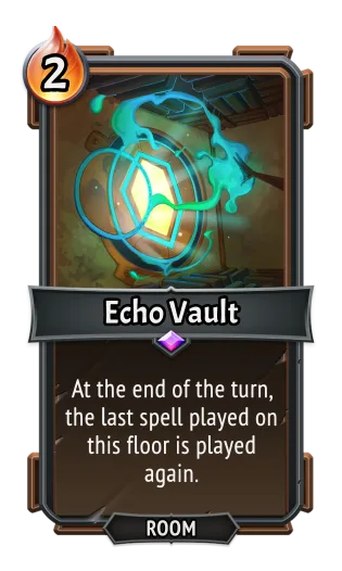 Echo Vault — the card as it appears in Monster Train 2