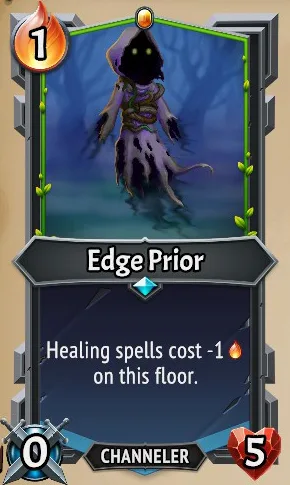 Edge Prior — the card as it appears in Monster Train 2