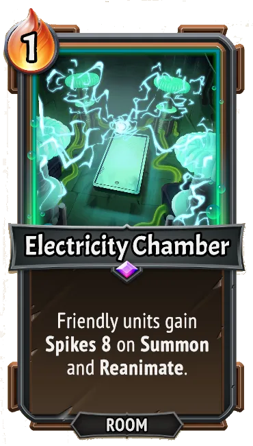 Electricity Chamber — the card as it appears in Monster Train 2