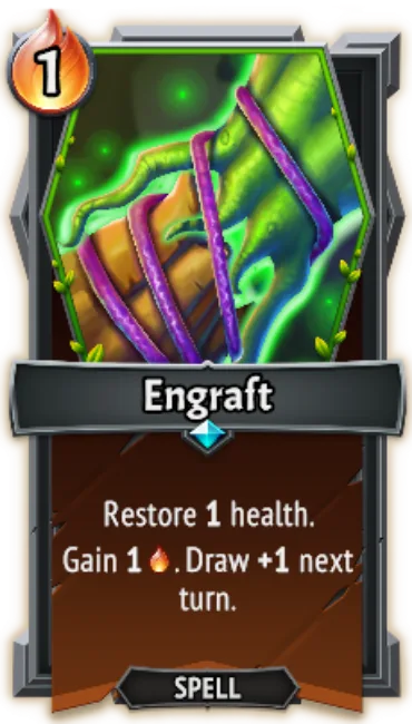 Engraft — the card as it appears in Monster Train 2