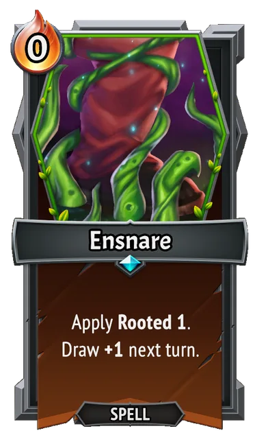 Ensnare — the card as it appears in Monster Train 2
