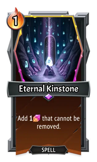 Eternal Kinstone — the card as it appears in Monster Train 2