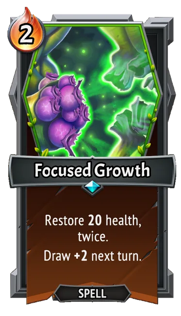 Focused Growth — the card as it appears in Monster Train 2
