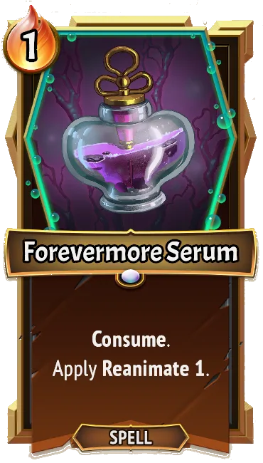 Forevermore Serum — the card as it appears in Monster Train 2