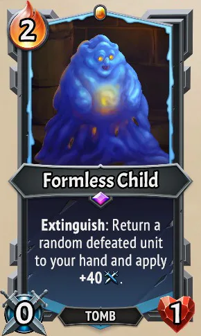 Formless Child — the card as it appears in Monster Train 2