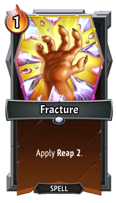 Fracture — the card as it appears in Monster Train 2