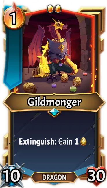 Gildmonger — the card as it appears in Monster Train 2