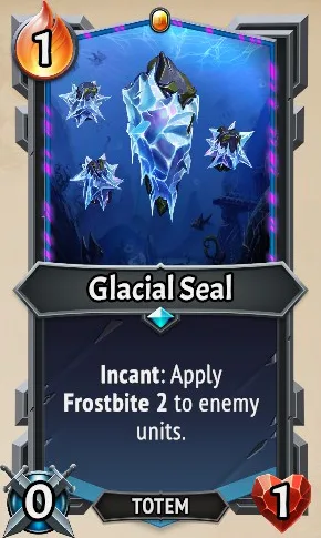 Glacial Seal — the card as it appears in Monster Train 2
