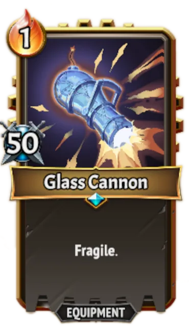 Glass Cannon — the card as it appears in Monster Train 2