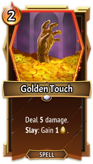 Golden Touch — the card as it appears in Monster Train 2