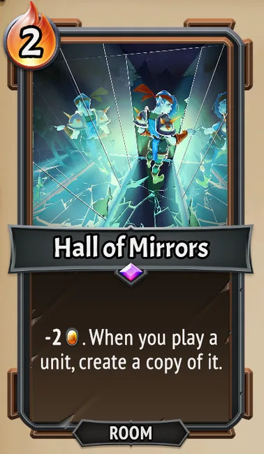 Hall of Mirrors — the card as it appears in Monster Train 2