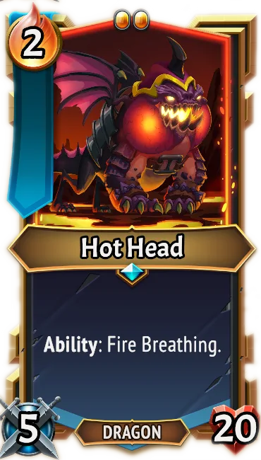 Hot Head — the card as it appears in Monster Train 2