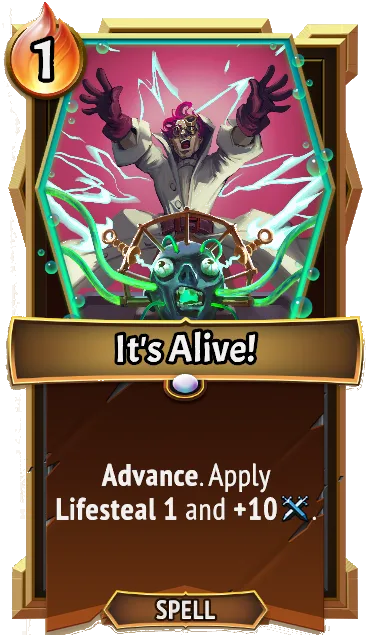 It's Alive! — the card as it appears in Monster Train 2