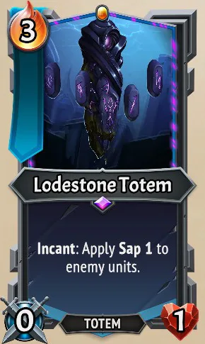 Lodestone Totem — the card as it appears in Monster Train 2