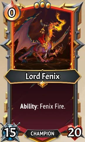 Lord Fenix card