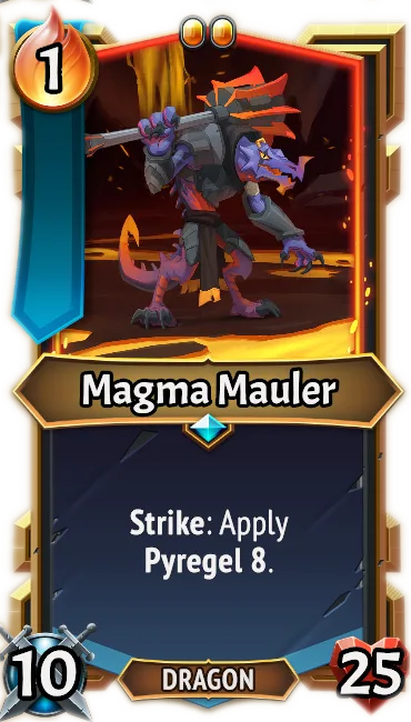 Magma Mauler — the card as it appears in Monster Train 2