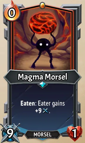 Magma Morsel — the card as it appears in Monster Train 2