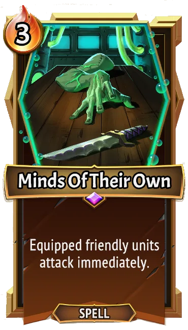 Minds Of Their Own — the card as it appears in Monster Train 2