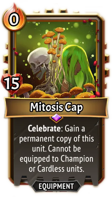 Mitosis Cap — the card as it appears in Monster Train 2