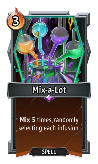 Mix-a-Lot — the card as it appears in Monster Train 2