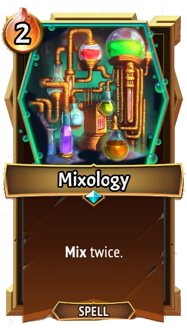 Mixology — the card as it appears in Monster Train 2