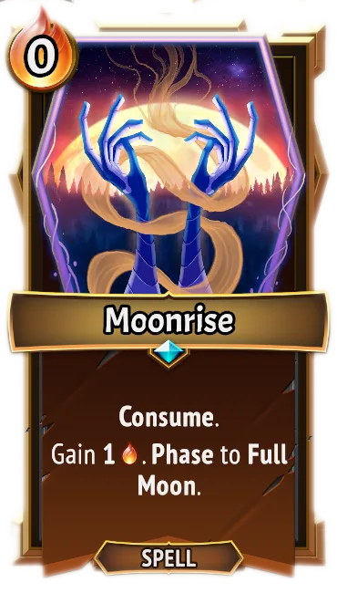Moonrise — the card as it appears in Monster Train 2