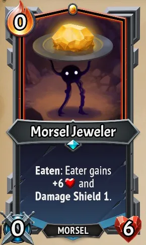 Morsel Jeweler — the card as it appears in Monster Train 2