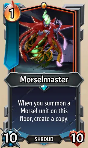 Morselmaster — the card as it appears in Monster Train 2