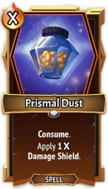 Prismal Dust — the card as it appears in Monster Train 2