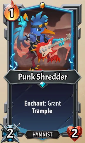 Punk Shredder — the card as it appears in Monster Train 2