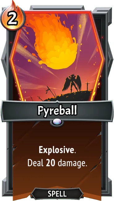 Pyreball — the card as it appears in Monster Train 2