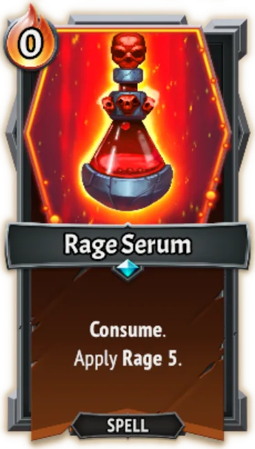 Rage Serum — the card as it appears in Monster Train 2
